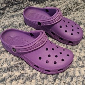 Like New Purple Crocs Size 10